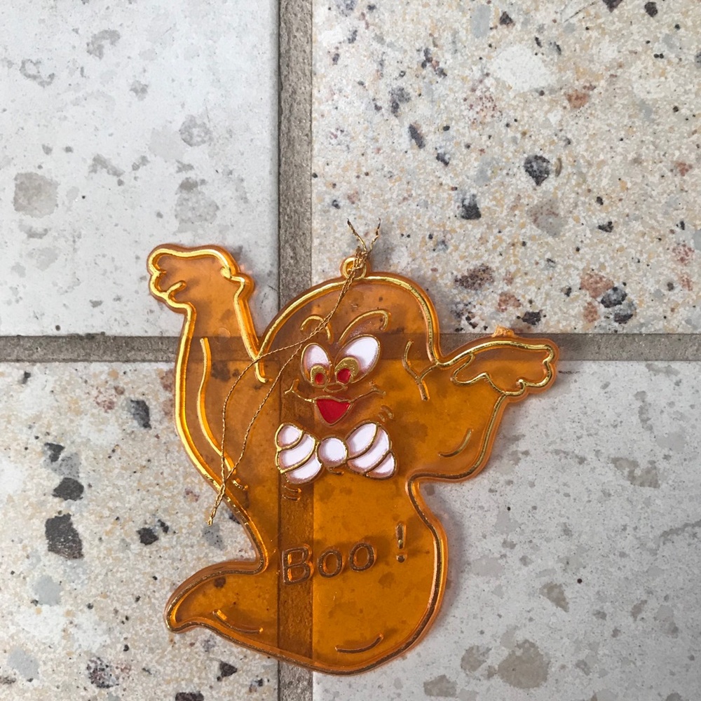 1990 Halloween window decoration